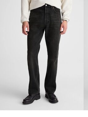 Madewell Men's Straight Leg Black Jeans